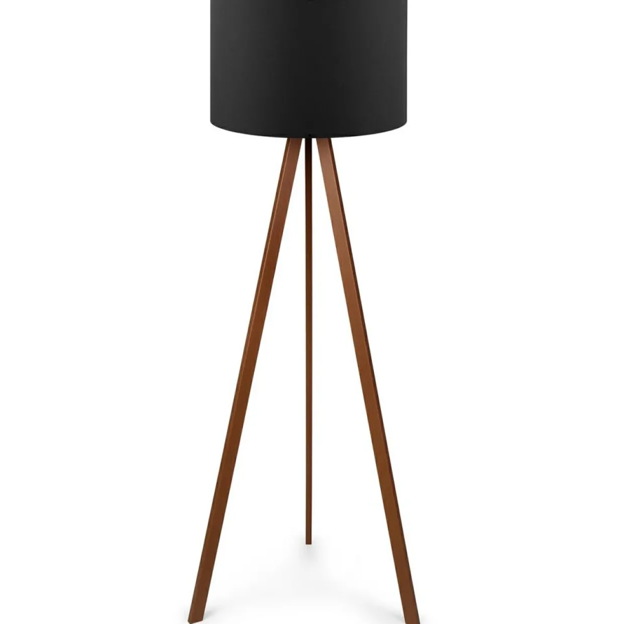 Lampadaire Ayd noir/brun - 38x140 cm-Opviq Best