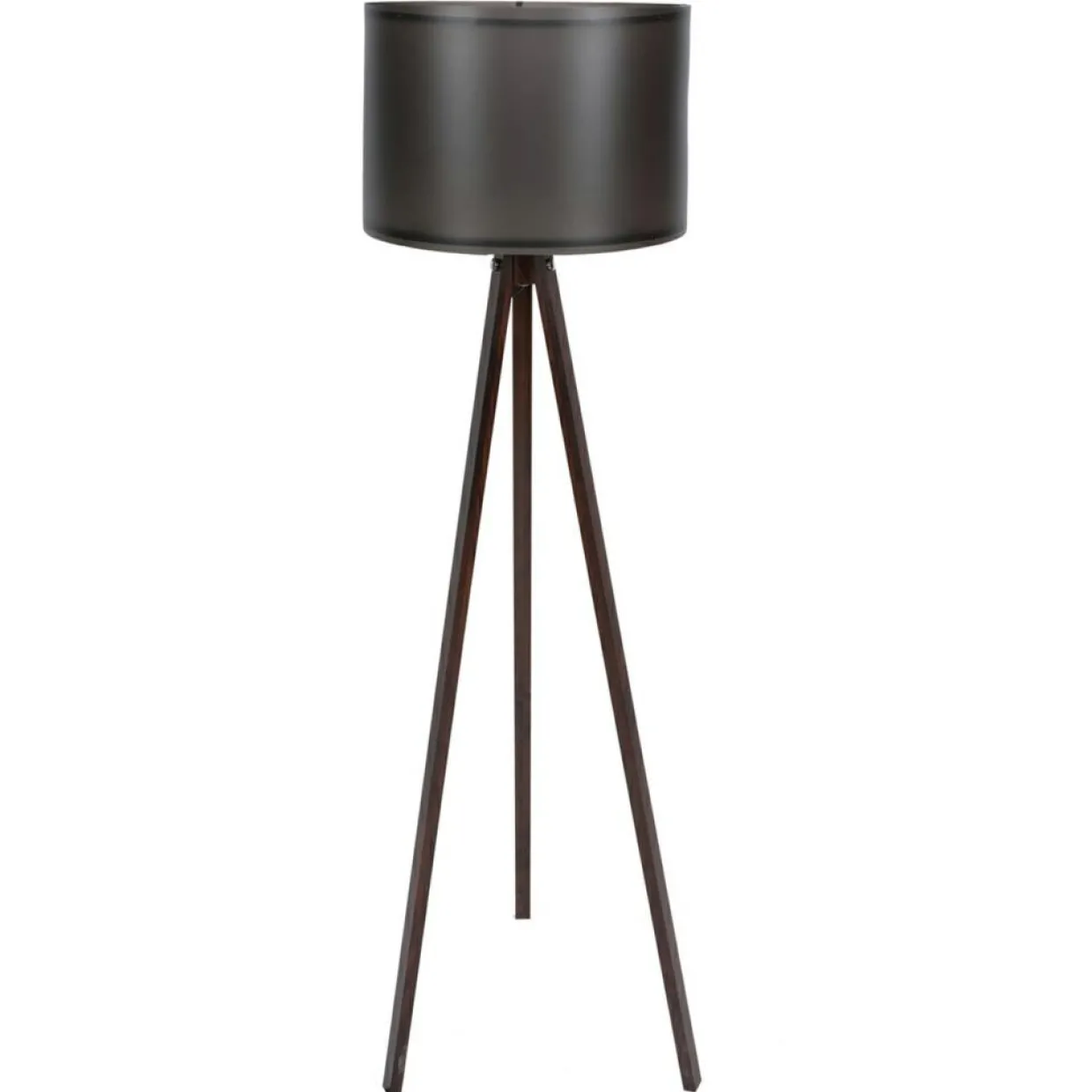 Lampadaire Bubble noir/noyer - D.38x145 cm-Sheen Best