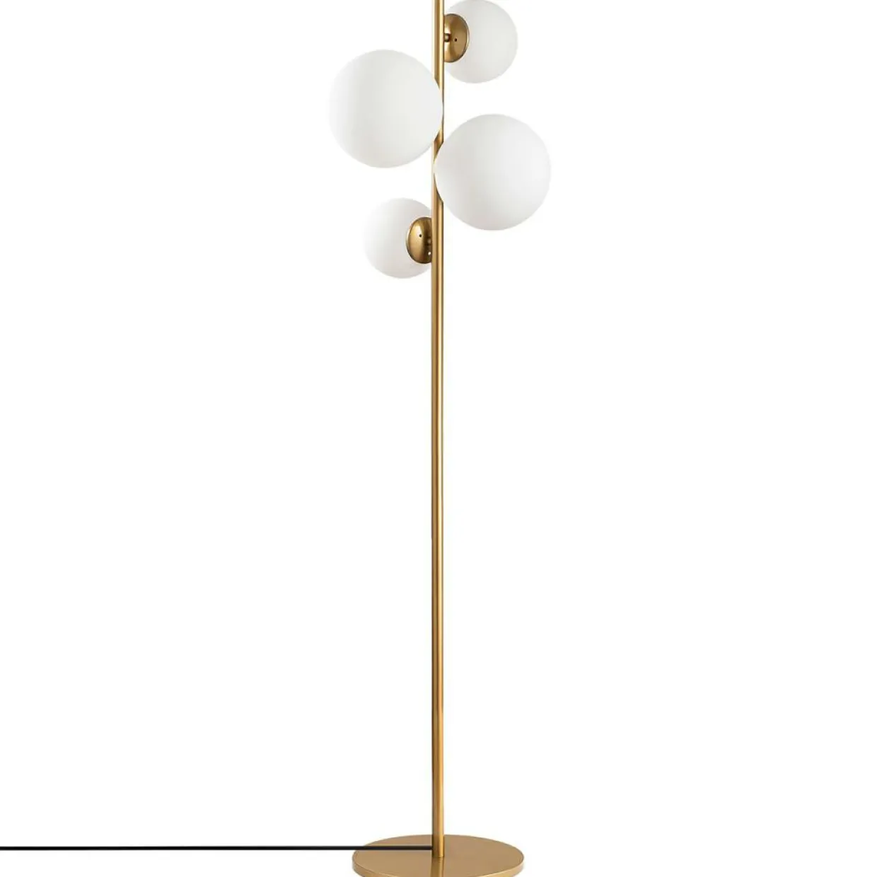 Lampadaire Fazli doré - 33x33x162 cm-Sheen Online