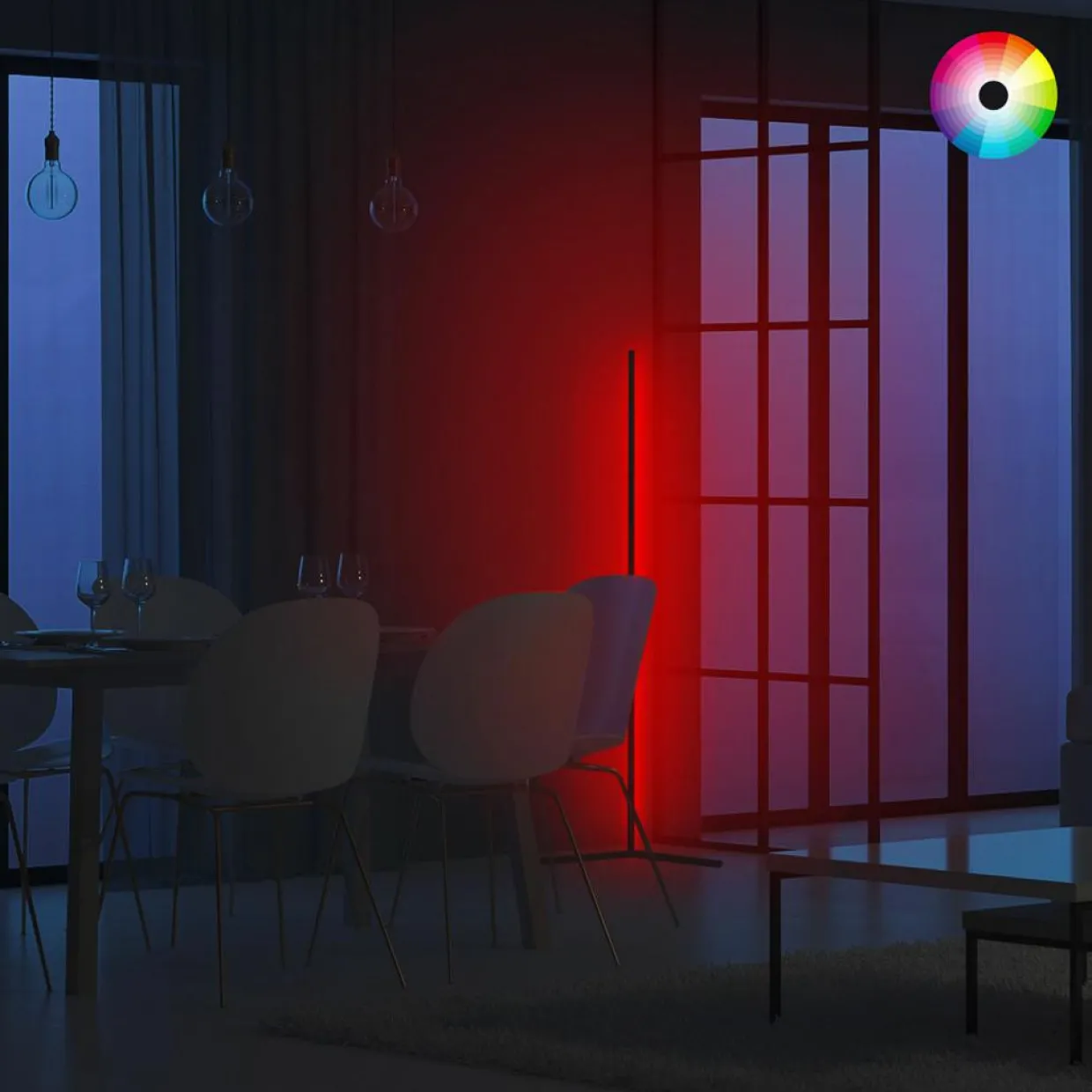 Sheen Lampadaire^Lampadaire Lumos multicolore - L.120 cm