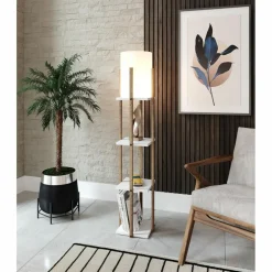 Sheen Lampadaire^Lampadaire Nora blanc - 21x36x135 cm