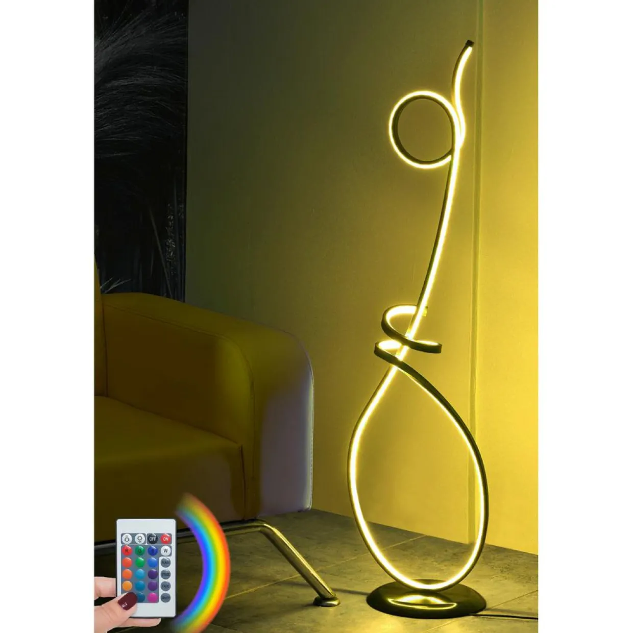 Sheen Lampadaire^Lampadaire Picasso multicolore - 30x25x120 cm