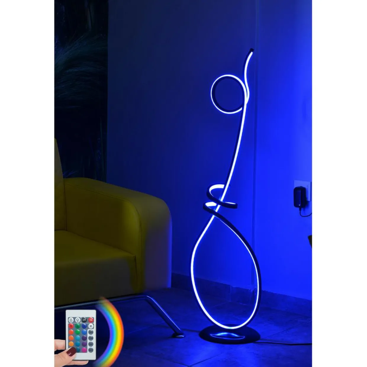 Sheen Lampadaire^Lampadaire Picasso multicolore - 30x25x120 cm
