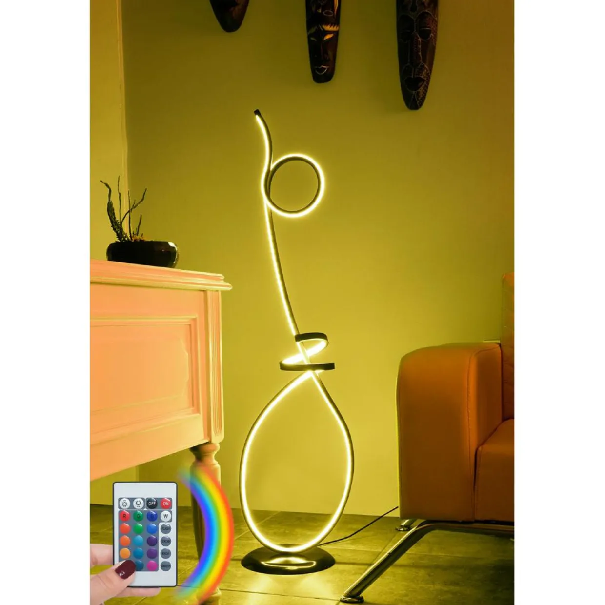 Sheen Lampadaire^Lampadaire Picasso multicolore - 30x25x120 cm