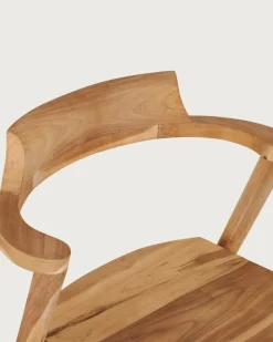 Uniqka Chaises^Lot de 2 Chaise Osaka en teck massif