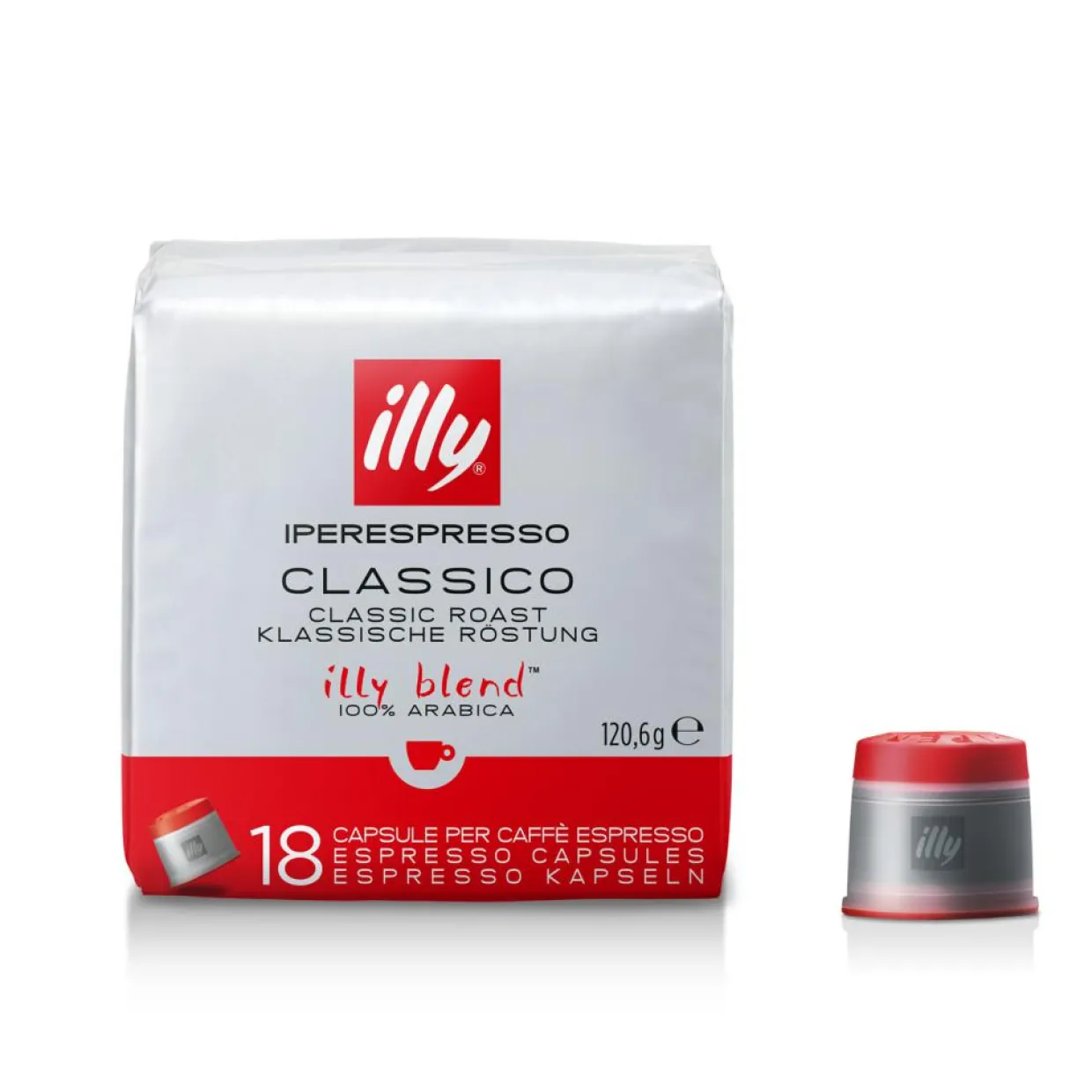 Machine X7.1 Iperespresso rouge + 6x18 capsules Iperespresso Classico-Illy Outlet