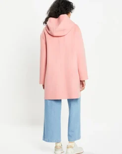 Femme Lou Andrea Manteaux^Manteau 100% Laine Charlotte rose