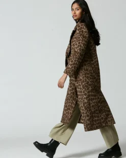 Manteau Adeline marron-The Korner Outlet