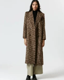 Manteau Adeline marron-The Korner Outlet