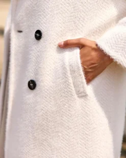 Manteau Aska crème-Lauren Vidal Online