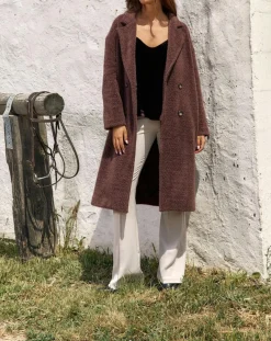 Manteau Aska raisin-Lauren Vidal Clearance
