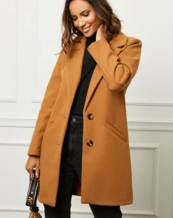 Femme L'Armoire de Suzette Manteaux^Manteau Bleuet camel