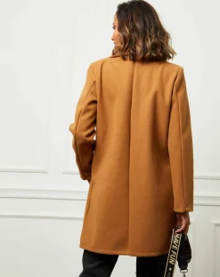 Femme L'Armoire de Suzette Manteaux^Manteau Bleuet camel
