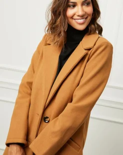 Femme L'Armoire de Suzette Manteaux^Manteau Bleuet camel