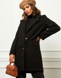 Femme L'Armoire de Suzette Manteaux^Manteau Bleuet noir