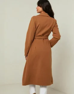 Manteau Camélia camel-L'Armoire de Suzette Clearance