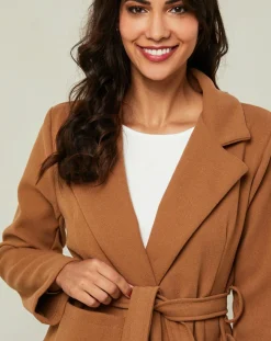 Manteau Camélia camel-L'Armoire de Suzette Clearance