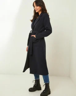Femme L'Armoire de Suzette Manteaux^Manteau Camélia marine