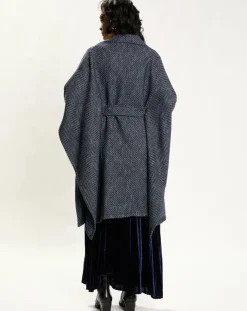 Manteau cape Solo nuit-Lauren Vidal Hot