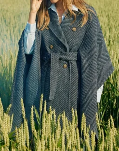 Manteau cape Solo nuit-Lauren Vidal Hot