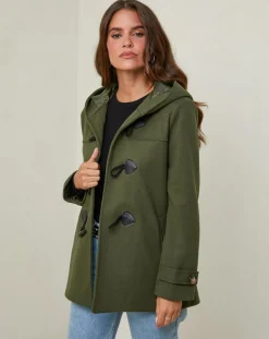 Manteau Capucine kaki-L'Armoire de Suzette Clearance