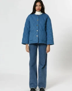 Manteau Cassie bleu-The Korner Best