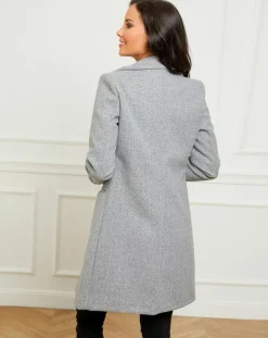 Femme L'Armoire de Suzette Manteaux^Manteau Elodie gris