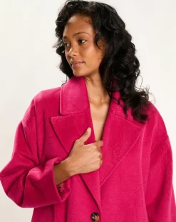 Femme Lauren Vidal Manteaux^Manteau Emy fushia