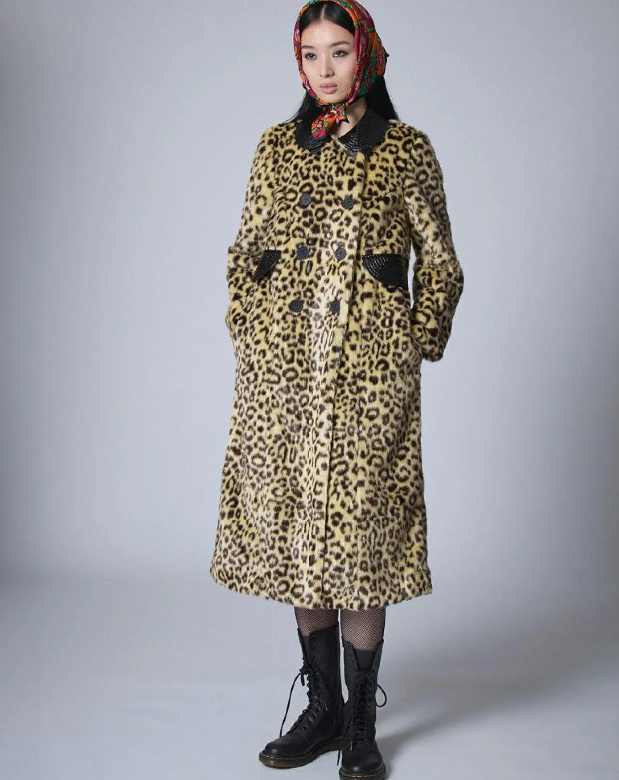 Femme Manoush Manteaux^Manteau en Fausse Fourrure léopard