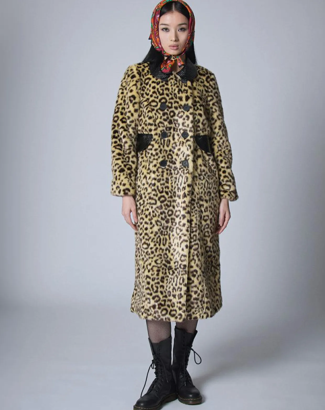 Femme Manoush Manteaux^Manteau en Fausse Fourrure léopard