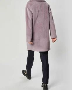 Femme Lou Andrea Manteaux^Manteau en Fausse Fourrure Eloise lilas