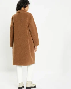 Femme Lou Andrea Manteaux^Manteau en Fausse Fourrure Romy toffee