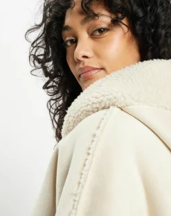 Femme Lou Andrea Manteaux^Manteau en Fausse Fourrure 319L Mont riso late