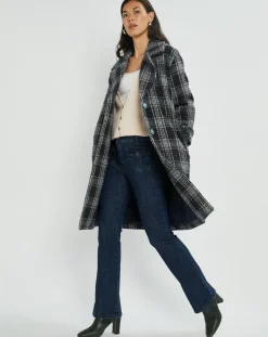 Manteau en Laine mélangée Biba nuit-Lauren Vidal New