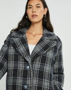 Manteau en Laine mélangée Biba nuit-Lauren Vidal New