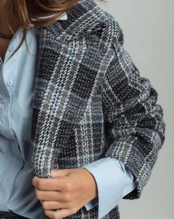 Manteau en Laine mélangée Biba nuit-Lauren Vidal New