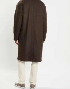 Manteau en Laine mélangée bouillie marron-Marc O'Polo Sale
