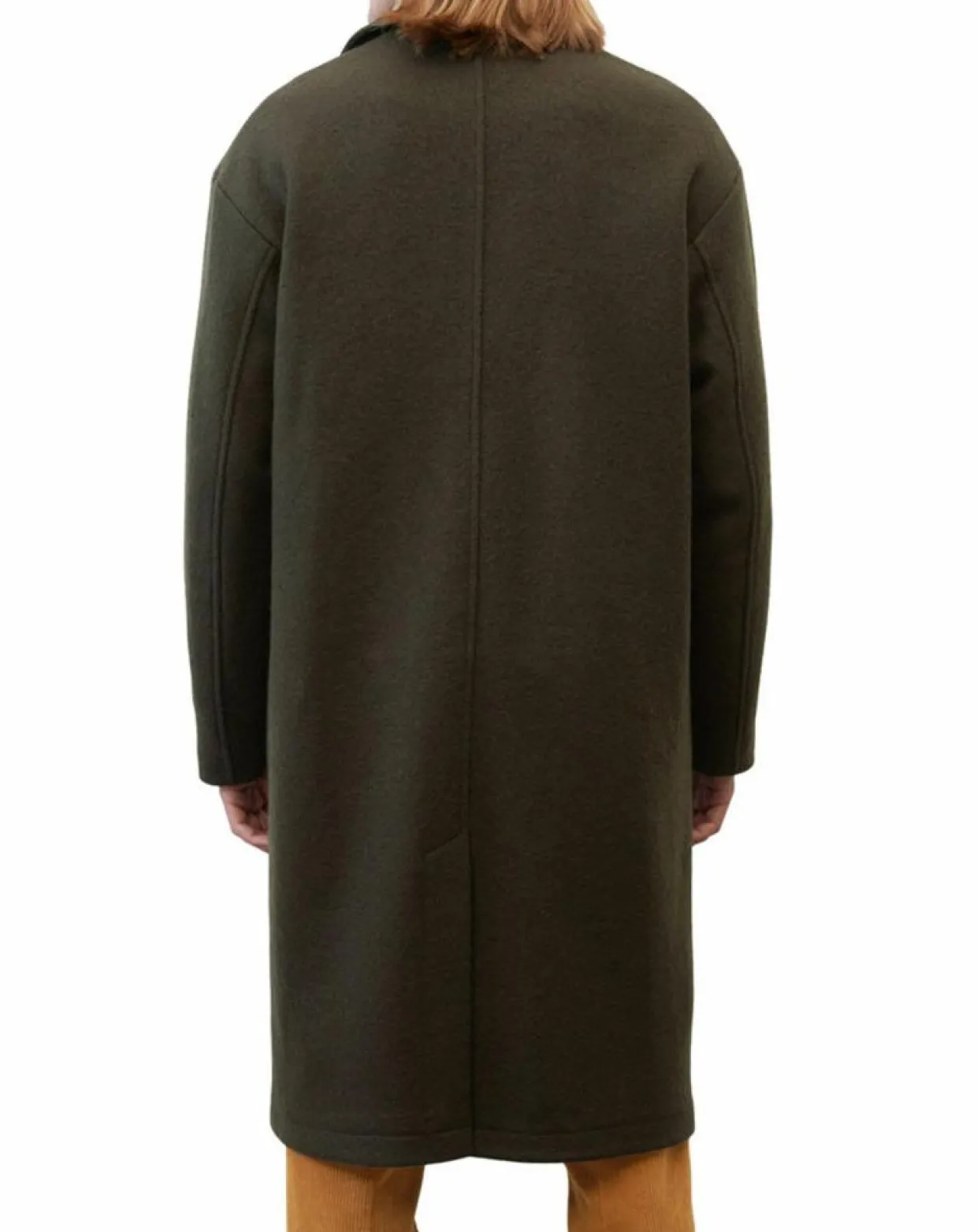 Manteau en Laine mélangée bouillie marron-Marc O'Polo Sale