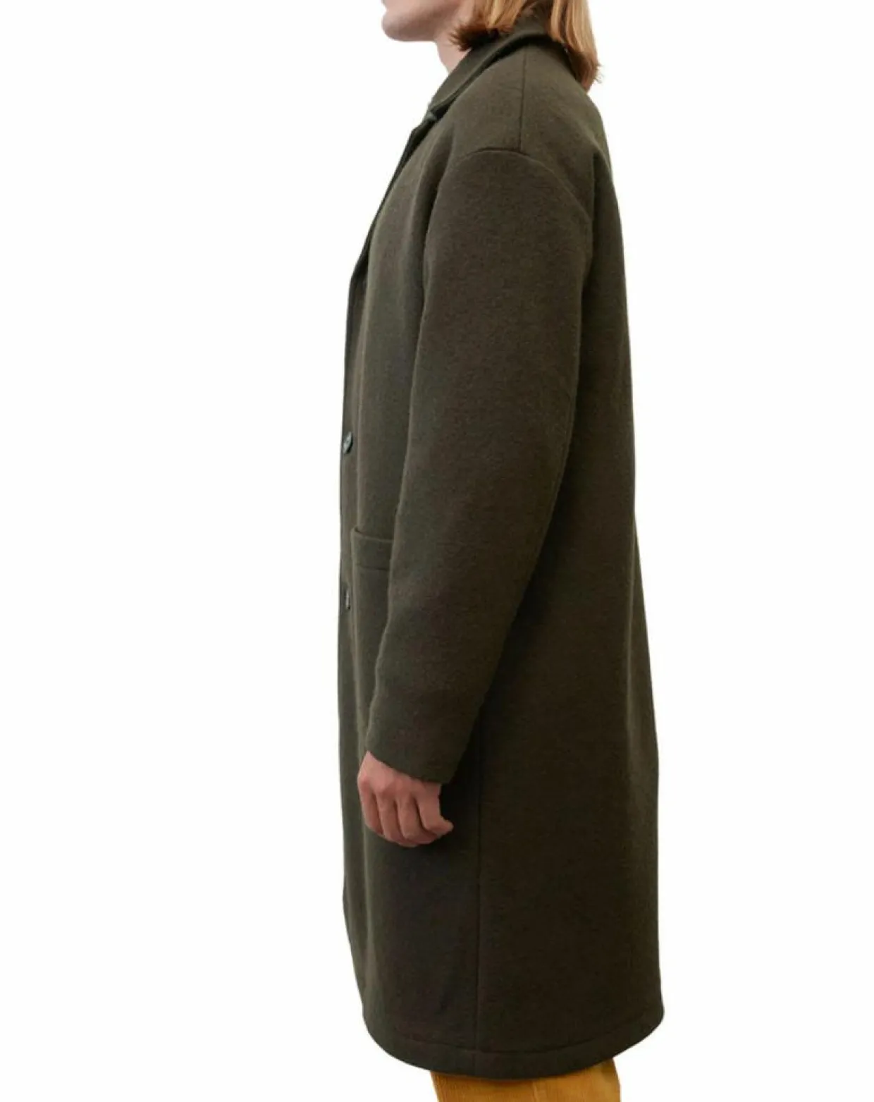 Manteau en Laine mélangée bouillie marron-Marc O'Polo Sale