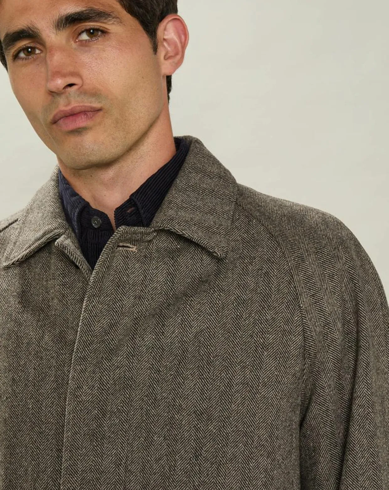 Homme Hartford Manteaux^Manteau en Laine mélangée Calvin brun