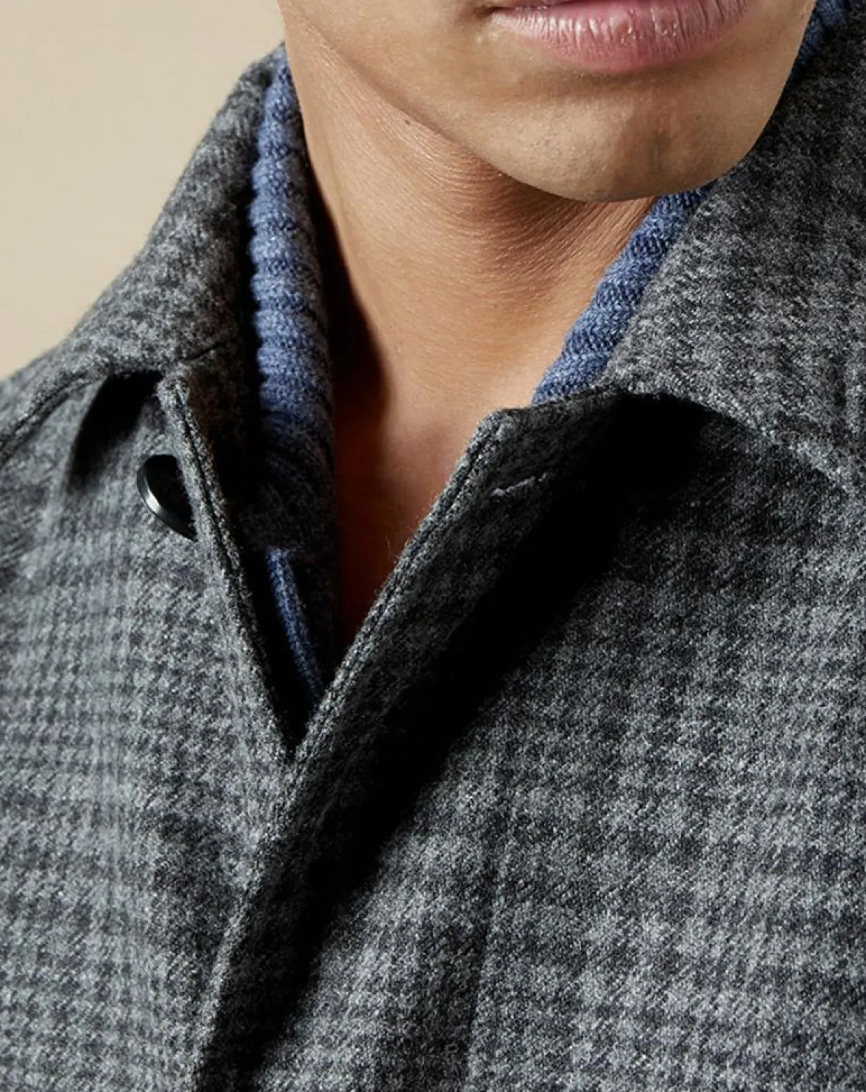 Homme Hartford Manteaux^Manteau en Laine mélangée Calvin gris/charcoal