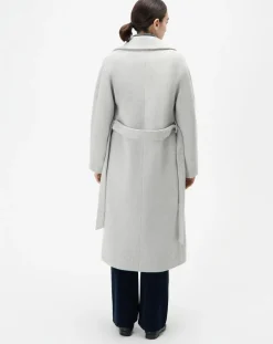 Femme Caroll Manteaux^Manteau en Laine mélangée Gapitre gris perle