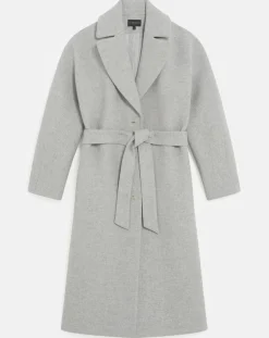 Femme Caroll Manteaux^Manteau en Laine mélangée Gapitre gris perle