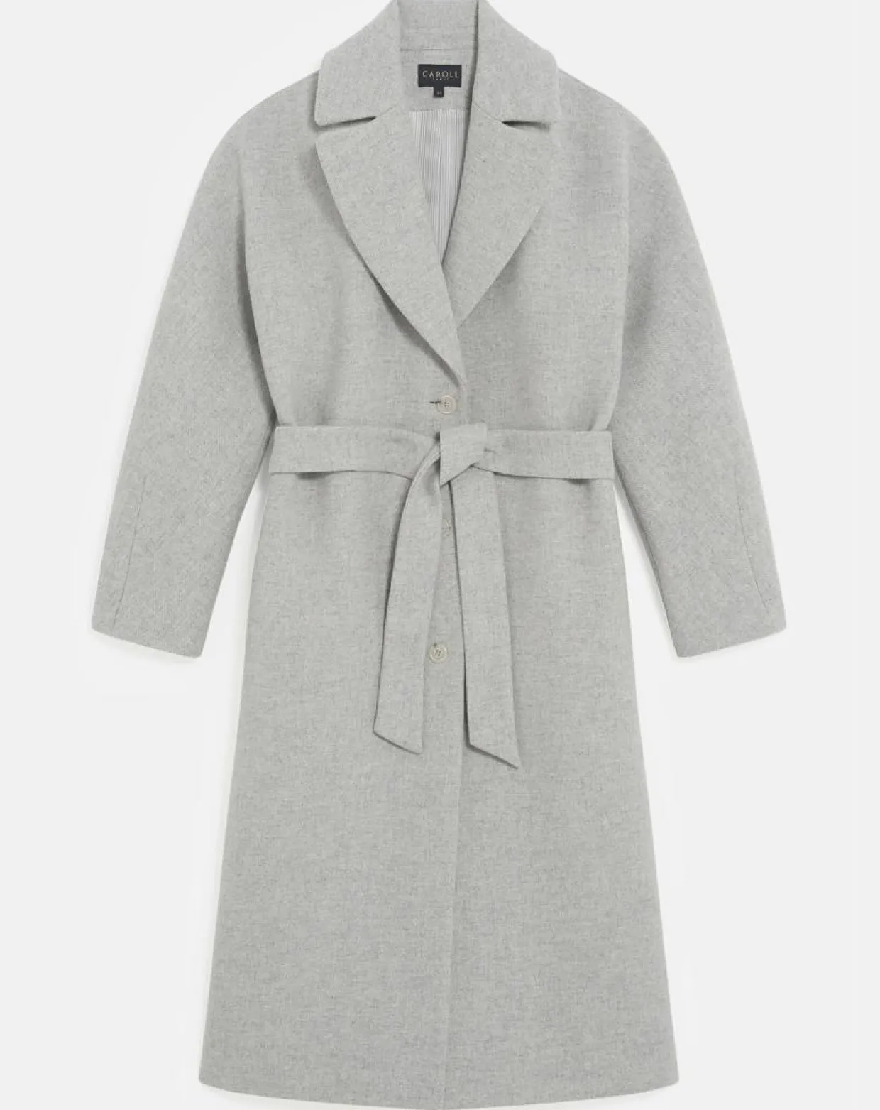 Femme Caroll Manteaux^Manteau en Laine mélangée Gapitre gris perle