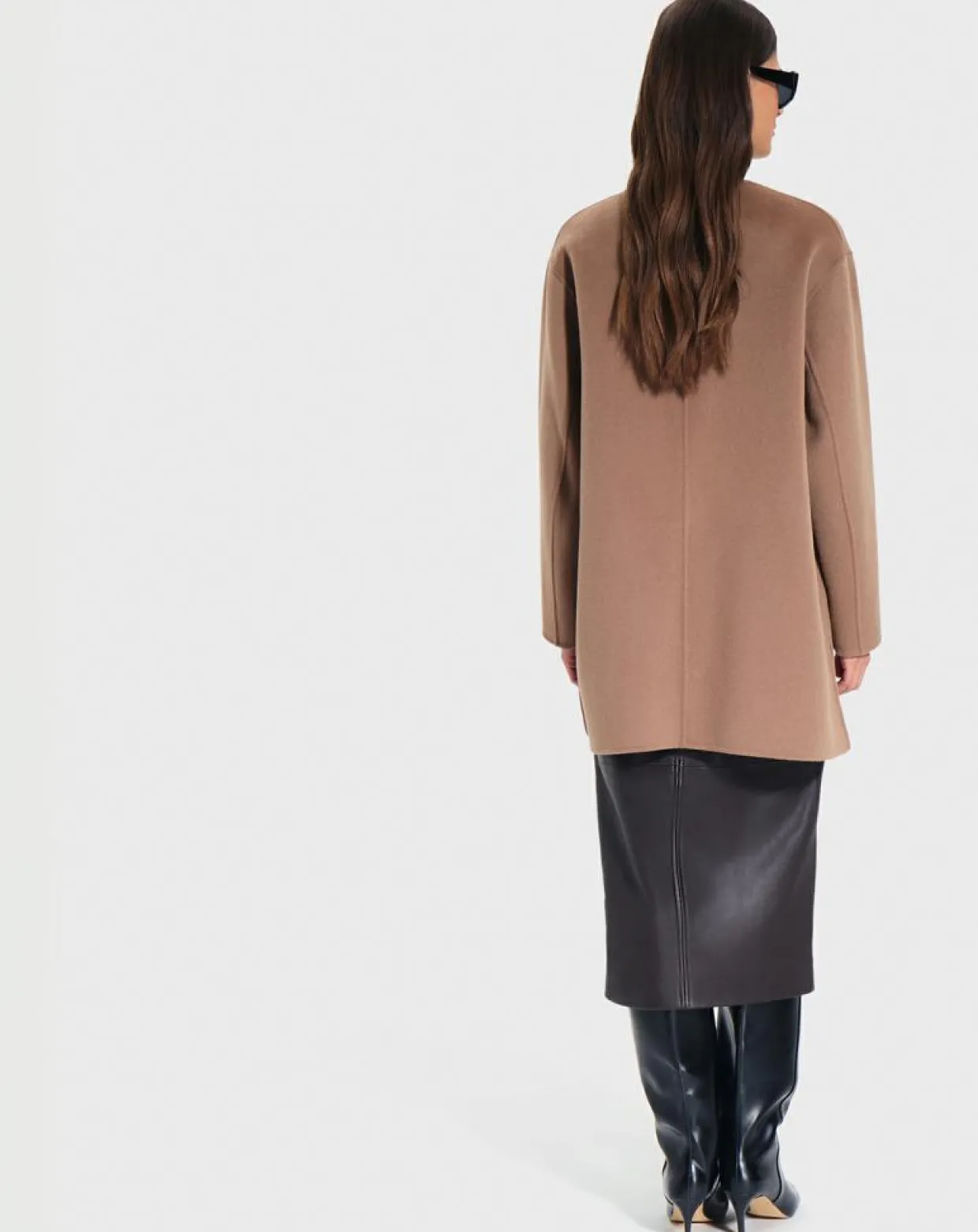 Femme Zapa Manteaux^Manteau en Laine mélangée Manoa camel