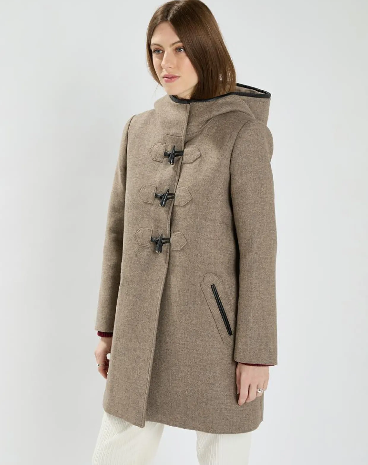 Femme Zapa Manteaux^Manteau en Laine mélangée Meros beige