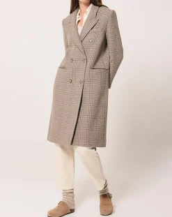 Femme Zapa Manteaux^Manteau en Laine mélangée Marc beige