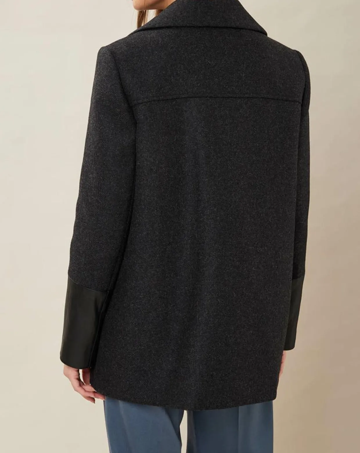 Femme Zapa Manteaux^Manteau en Laine mélangée Mélanie anthracite