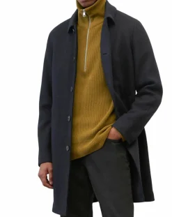Manteau en Laine mélangée raglan noir-Marc O'Polo Outlet