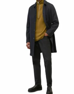 Manteau en Laine mélangée raglan noir-Marc O'Polo Outlet